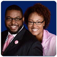 Photo of Antelope Hills Seventh-Day Adventist Church Pastor Kietrich Germany and wife Teairra